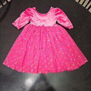 Girls Pink Party Dress